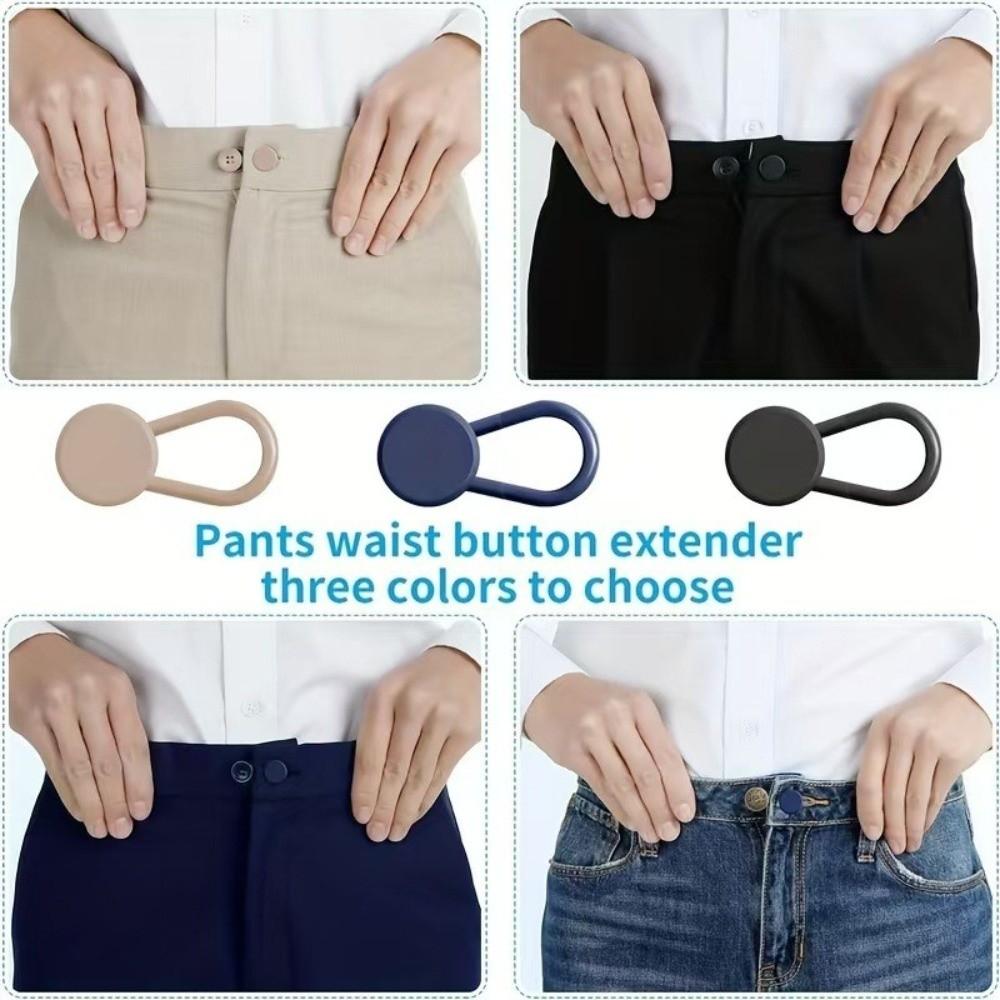 12/16/24/26 pcs Button Style Button Extenders Metal Waistband Expander No Sew Extensions  for Jeans