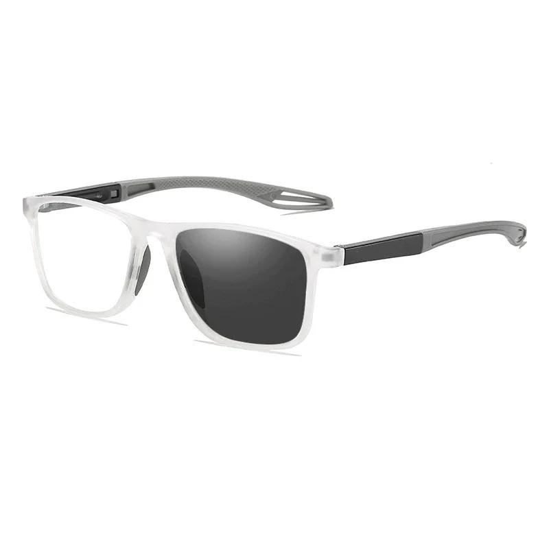 Ультралегкие антисиние фотохромные очки TR90 для чтения Очки для дальнего зрения с высокой четкостью Спортивные противоскользящие очки для пресбиопии