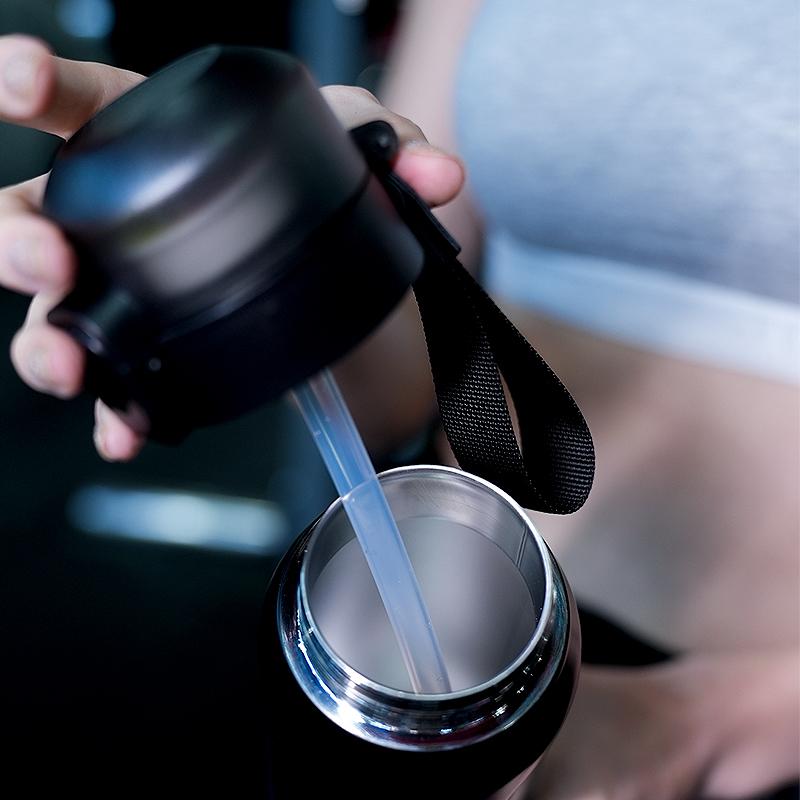 750 мл Воздушная Изолированная Кружка из Нержавеющей Стали Большой Вместимости со Случайным Ароматизированным Подом Спортивная Воздушная Бутылка для Воды Вакуумная Ароматическая Кружка