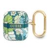 Guess Gua2Hhfln Airpods 1/2 Cover Zielony/Green Flower Strap Collection
