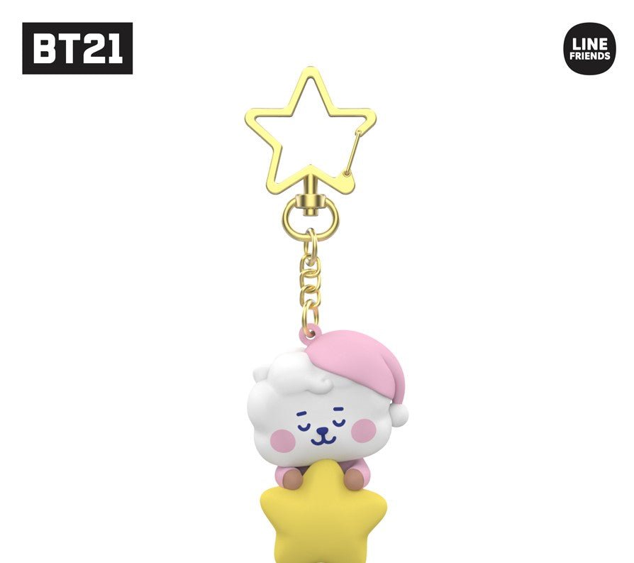 Брелок-фигурка BT21 мечта: TATA / MANG / SHOOKY / RJ, Подлинные официальные товары, 90x179x36(мм), KPOP, KBeauty, бесплатные образцы