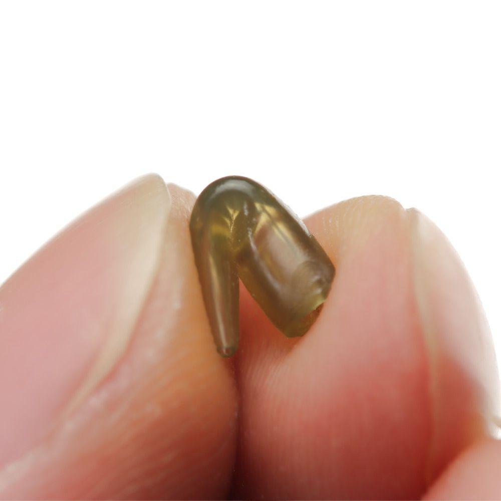 Rubber Anti Tangle Sleeve Tail Rubber Cone Fishing Accessories Connect with Fishing Hook Micro Carp