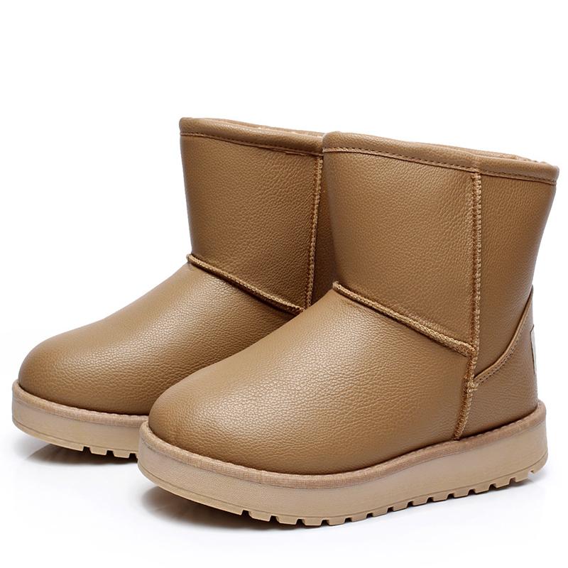 Плюс бархатные непромокаемые зимние ботинки с коротким верхом и низким верхом, осенне-зимняя утолщенная теплая обувь для женщин