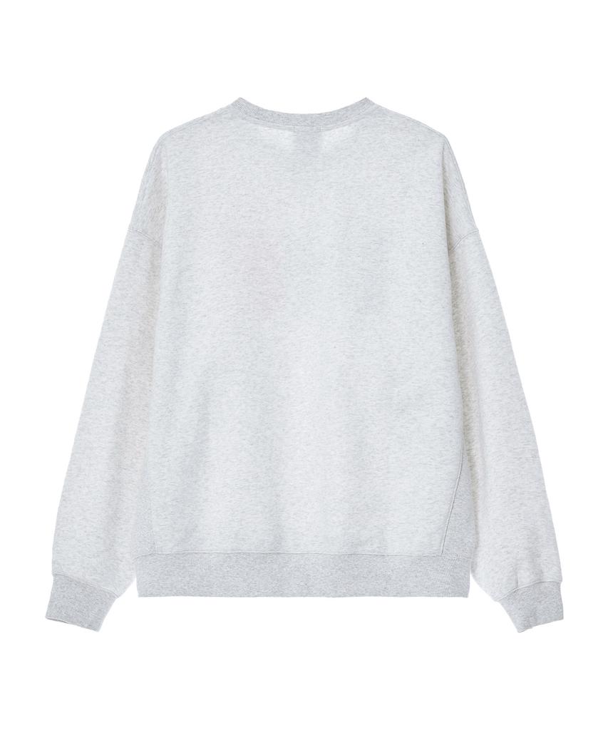 LEE Stitch Embroidered Logo Sweatshirt Light Gray