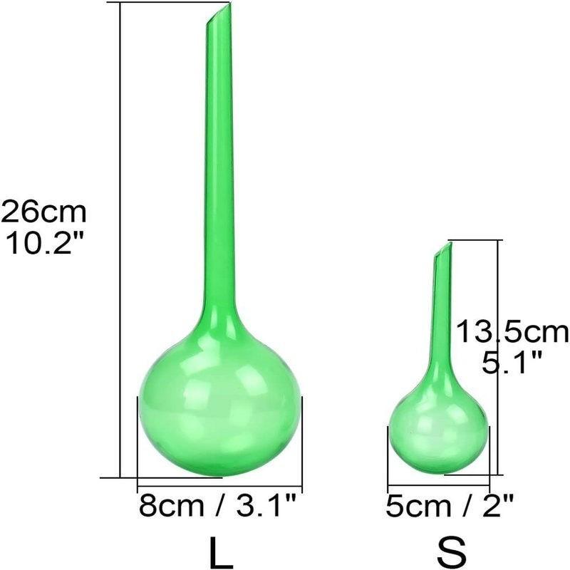 Полив Цветка Имитация Стекла Ленивый Круглый Растение Цветок Контроль Капля Капельный Полив Открытый Сад Поливные Аксессуары