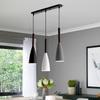 Nordic Modern Triple Pendant Light - Black, White, Grey for Dining, Bedroom, Bar