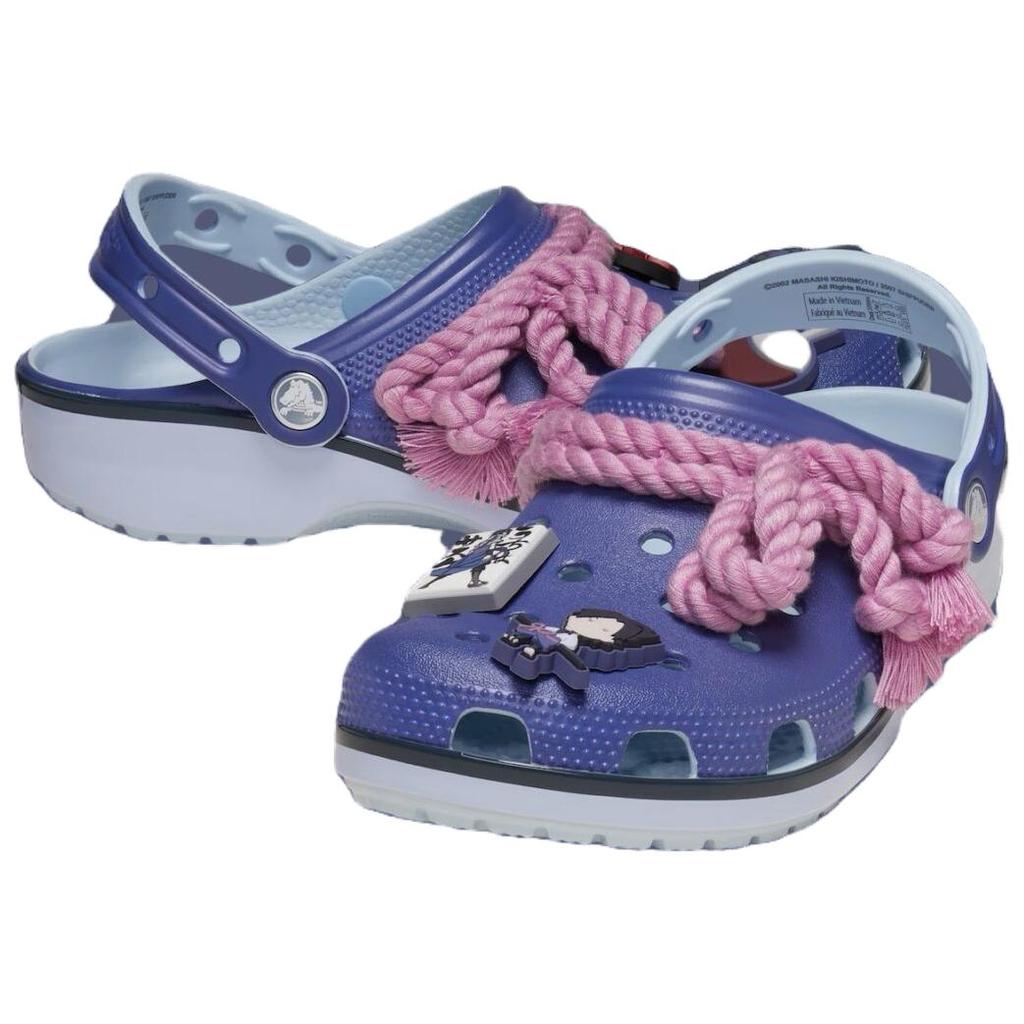 Naruto Shippuden X Crocs Classic Clog Sasuke Unisex Sneakers Purple 209884-4JQ