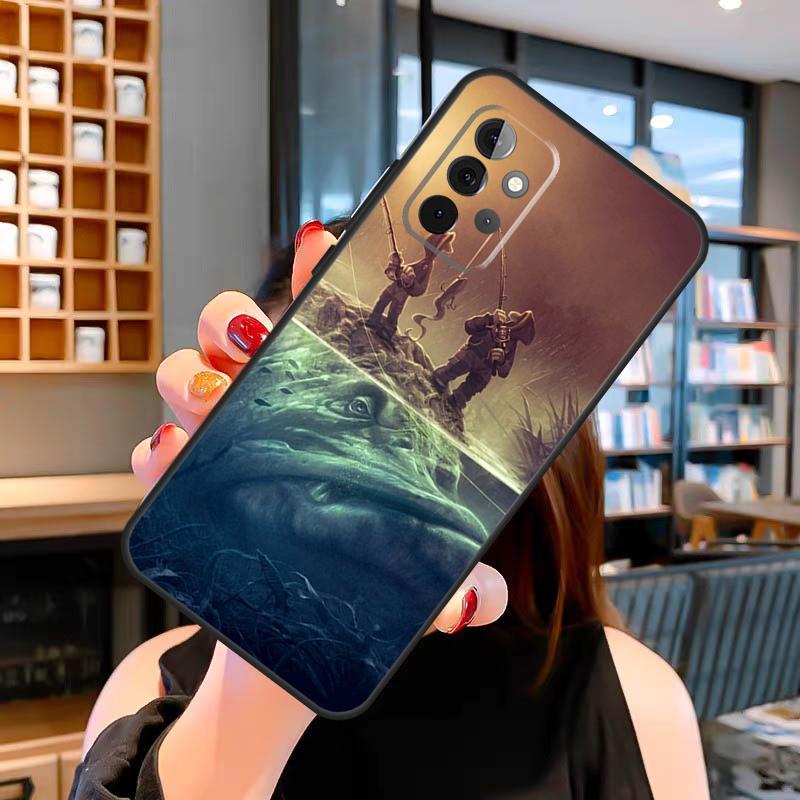 Fish Fishing Fisherman Case For Samsung Galaxy A33 A06 A05 A16 A26 A36 A56 A32 A52 A15 A53 A13 A34 A54 A14 A35 A55