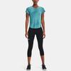 Under Armour Mileage Training Tight Fit Seven-Quarter фитнес-брюки женские плавки черные 1362687-001