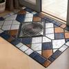 Nordic Style Tile Pattern Doormat, Neutral Beige Grey Geometric Non-Slip Entryway Rug  Floor Mats Welcome Mat Home Door Mat