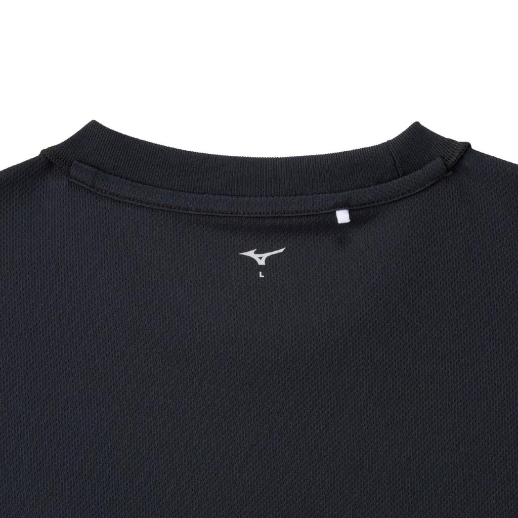 Тренировочная одежда майка без рукавов Navi Dry влагоотводящая быстросохнущая термобелье 32MAC199 [Mizuno] Черный/Белый