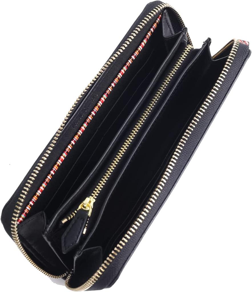 Кошелек Tiger Длинный кошелек Marketry Stripe Tiger Кошелек для монет из коровьей кожи для мужчин [Товар]