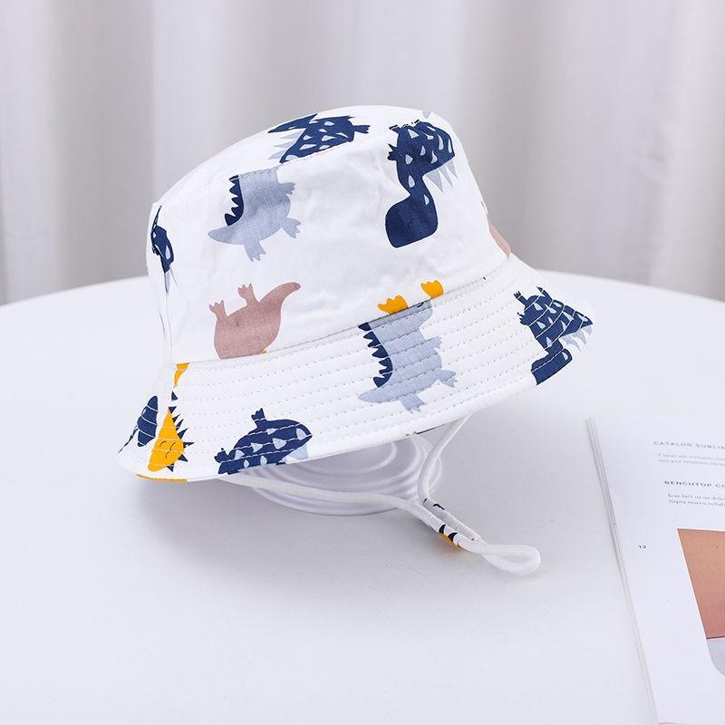 Kids Cartoon Bucket Hat Spring Summer Baby Sun Protection Cap Boys Girls UV Shield Outdoor Beach Fishing Hat