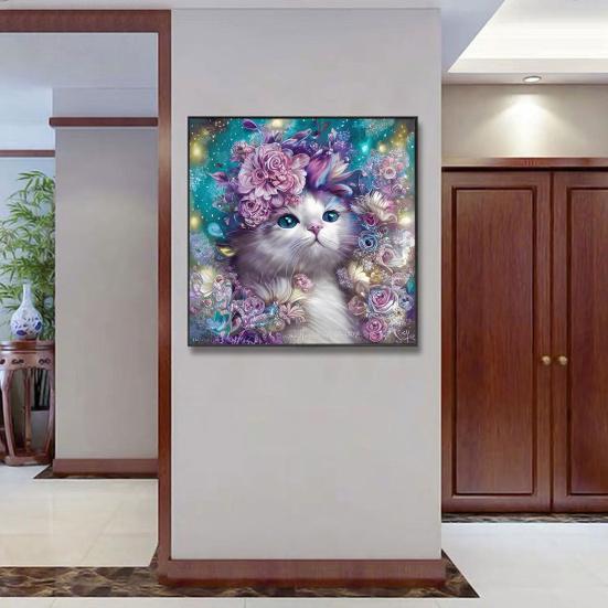 1 комплект 5D набор для рисования животных со стразами, легкий DIY с липким фоном, включает в себя инструменты, аксессуары для рисования со стразами