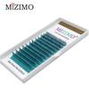 Color Grafting False Eyelashes 0.07 8-15mm Yellow, Blue, Bicolor, Bright Personality and a Few Hairs Extension Tool