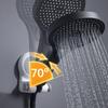 Universal Showerhead Holder, Bathroom Suction Cup Bracket, Non Drilling Movable Showerhead Base