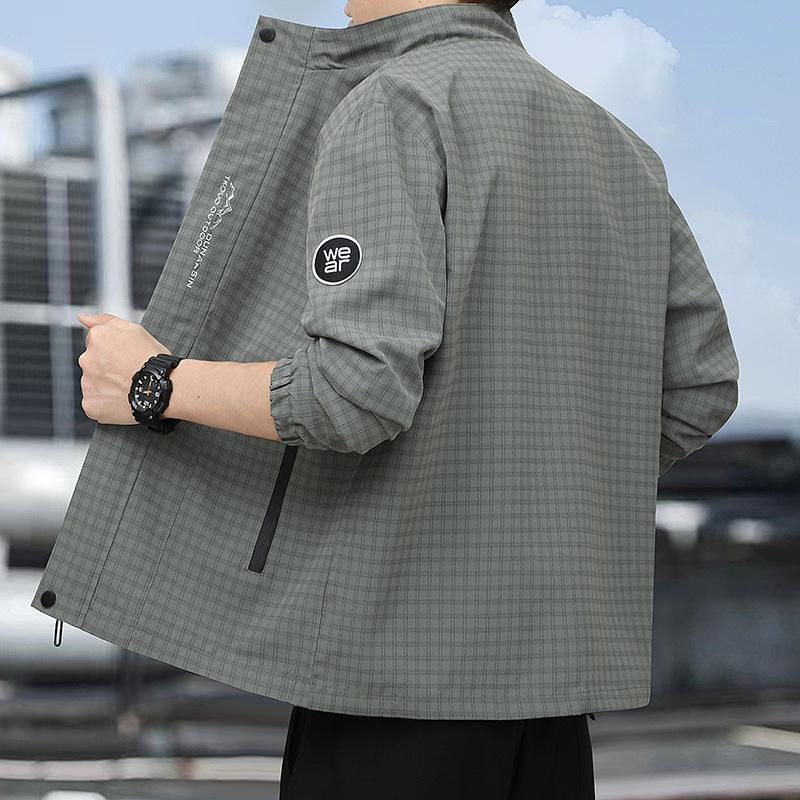 Мужская куртка Весенне-осеннее пальто Новая корейская версия Модная осенняя одежда большого размера