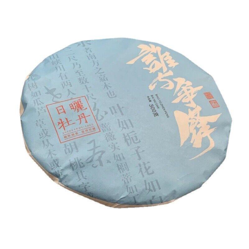 300 г Чайный торт Fuding Белый пион Tribute Eyebrow Shoumei Flower Hao Fragrance