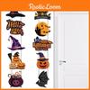 Door Halloween Festive Decoration With Bat Pumpkin Door Hanging Scene For