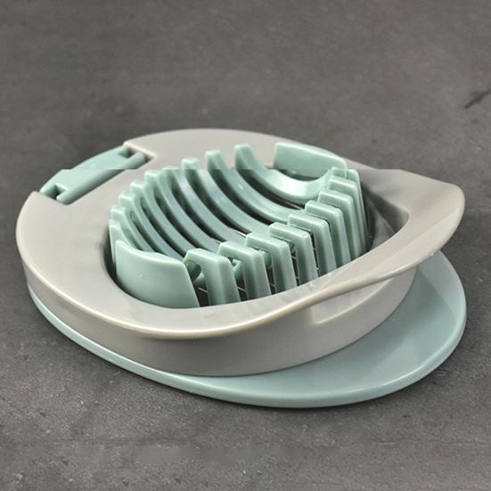 Wire Egg Slicer Stainless Steel Egg Splitter for Hard Boiled Eggs Egg Divider Egg Cutter Fruit Garnish Slicer Kitchen Gadget for Egg Salad Making