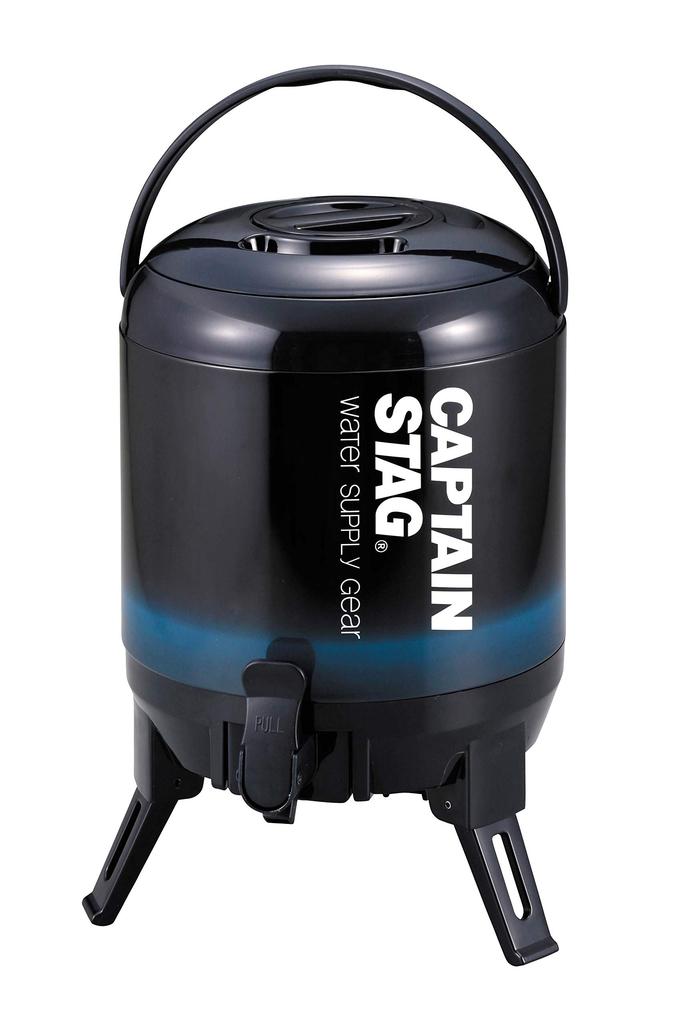 Captain Stag Jug Water Jug Tank Jug That Can Be Poured To the End Type Navy (CAPTAIN STAG) [Capacity 6L/1 Stopper] Heat/cold UE-2026