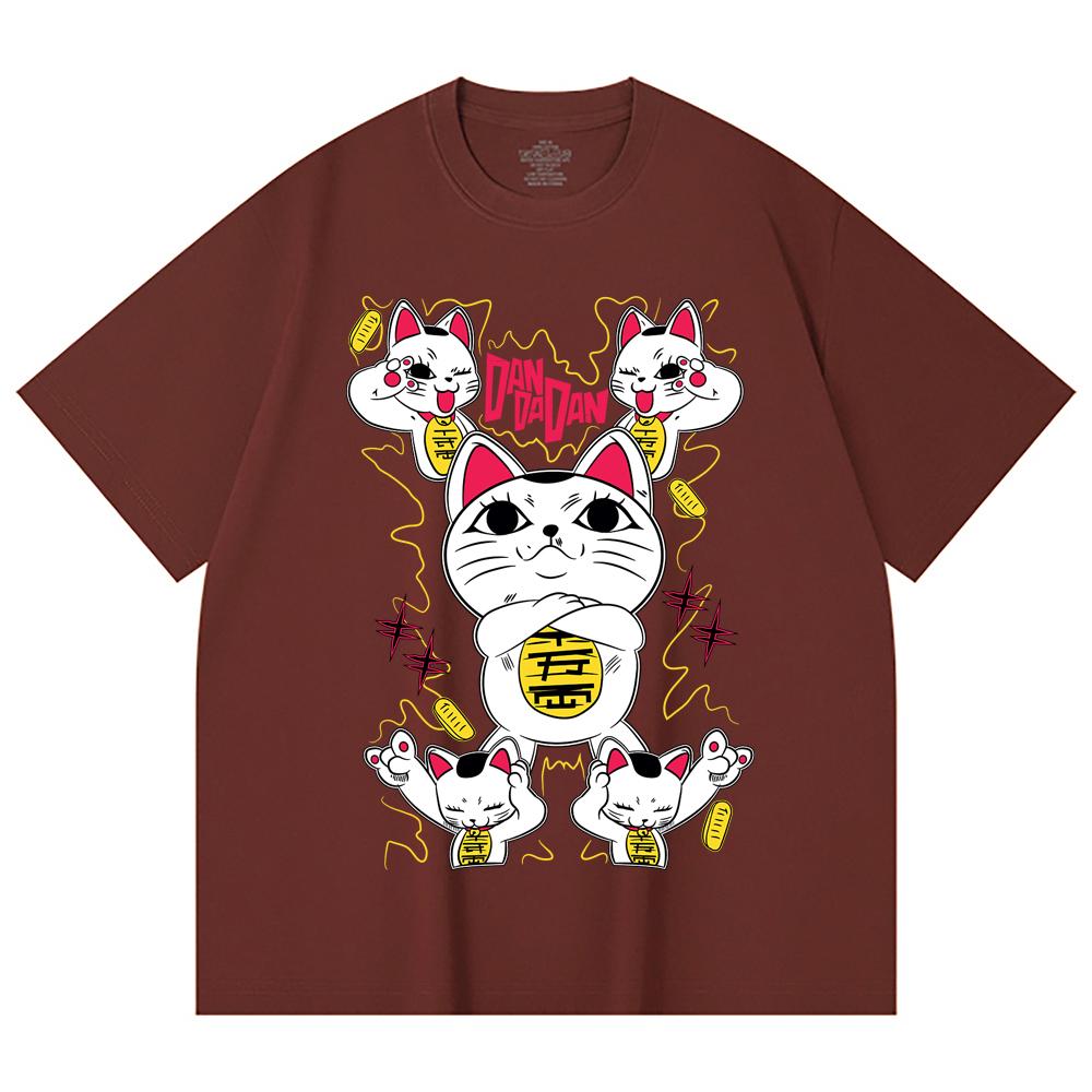 230 Gsm 100% Cotton DanDaDan V6 Turbo Granny Print Unisex Heavy Cotton T Shirt