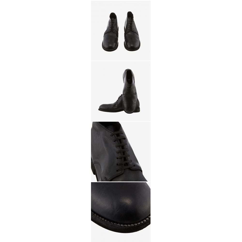 Guidi Soft Horse Full Grain Leather Ankle Boots 994x Blkt