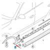 Комплект накладок колесных арок BMW X3 E83 (51713405817/51713405818)