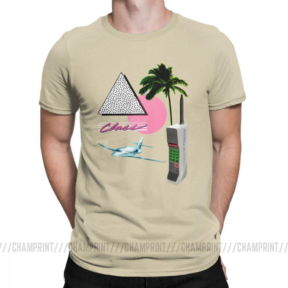 Business Class 84 Collection T Shirts Men Vhs Vaporwave Short Sleeve Funny Tee Shirt Crewneck Cotton