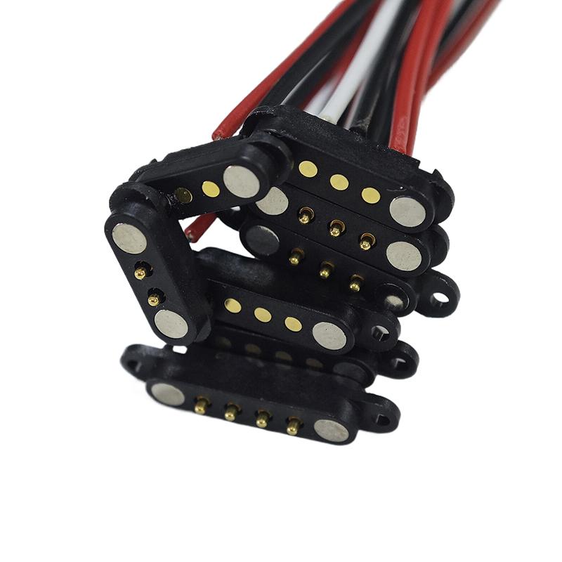 2Pcs 2/3/4Pin Male Female Adapter 2A Magnetic Extension Cable Connector For Rc Models Upgrade Parts Accessories