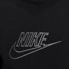 Nike Толстовка с принтом и капюшоном, спортивная, с длинным рукавом, детская, черная DQ8819-010