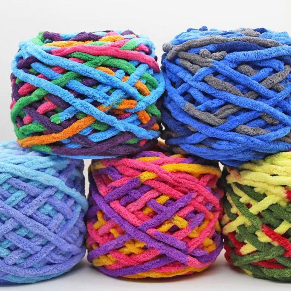 100g Acrylic Yarn Soft Braided Yarn Handmade Wool Crochet Yarn
