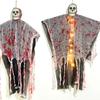 Plastic Light Skull Halloween Decoration With Auto for Outdoor Indoor Theme Parties