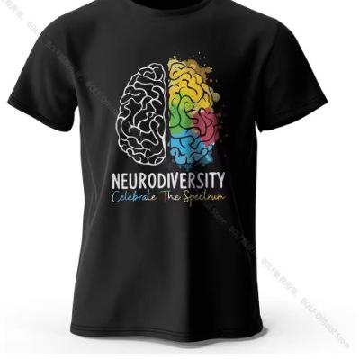 Creative Thinking Maps printed T-shirts, super soft round neck short-sleeved T-shirts for men and women