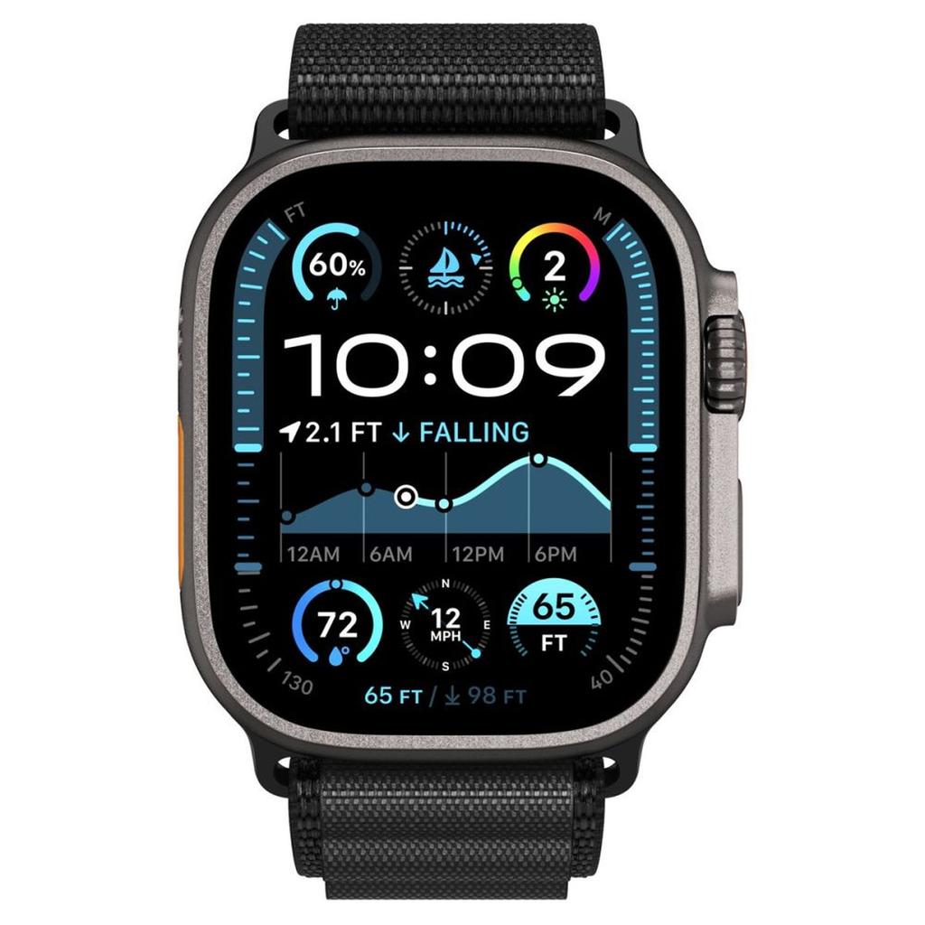 Pasek Na Zegarek Apple Watch 44 / 45 / 46 / 49 Mm - Czarny