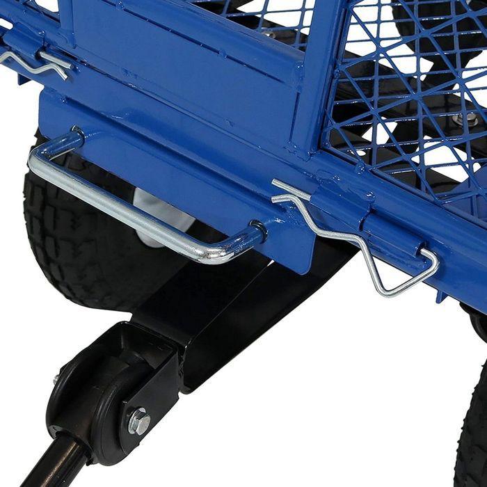 Chariot de jardin - Divit GW4 - Inclinable - Capacité 180 kg - Essieu avant directeur