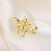 Cazador Stainless Steel Honeybee Adjustable Rings for Women Gold Plated Finger Rings Insect Jewelry Birthday Gift Wholesale 2026