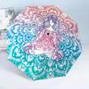 Cosmic Flower Of Life 8-Frame for Travel, camping, Casual Lightweight Portable Umbrella, Essential for every family Holidays Birthday Gift