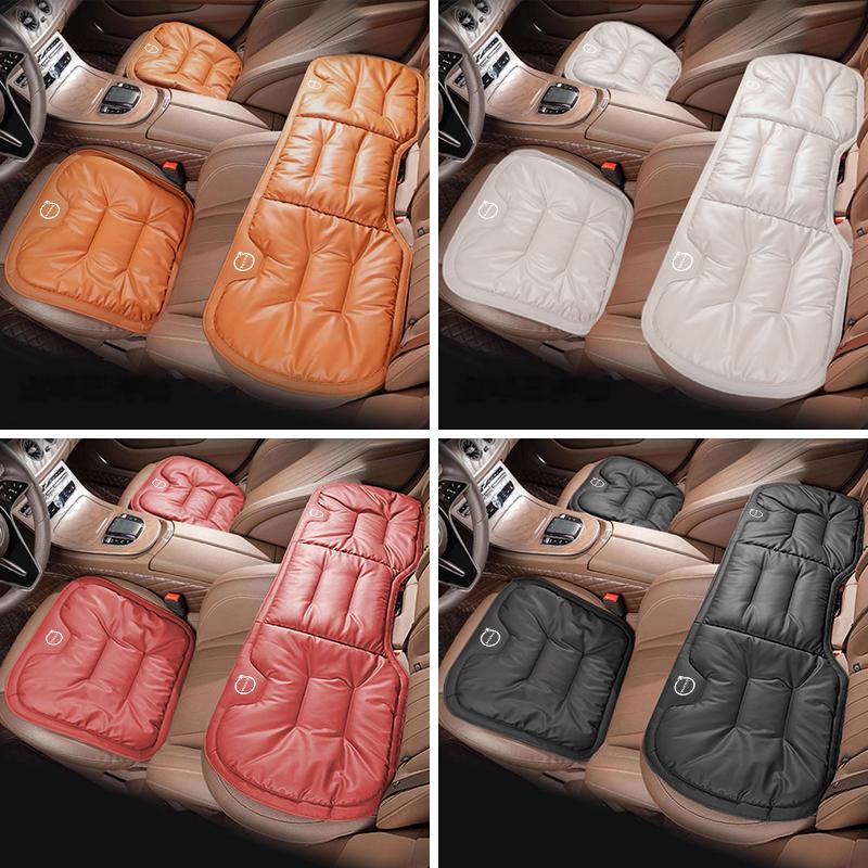 Car Soft Seat Cushion Front Rear Cover Protector Pad Leather Auto Interiors For Volvo XC60 V50 XC40 Rdesign V60 V40 XC90 S60 C30