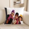 KPop Demon Hunters  Super cute cartoon girl on pillowcase: diverse expressions and shapes, fashionable home decoration