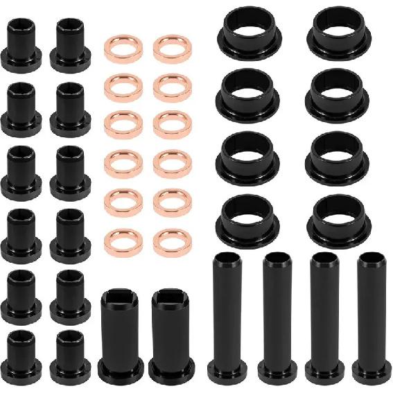 Rear Suspension A-Arm Bushing Kit for Polaris Sportsman 500 RSE Lower Control Bushings A-Arm Short & Long Bushings +Spacers Set