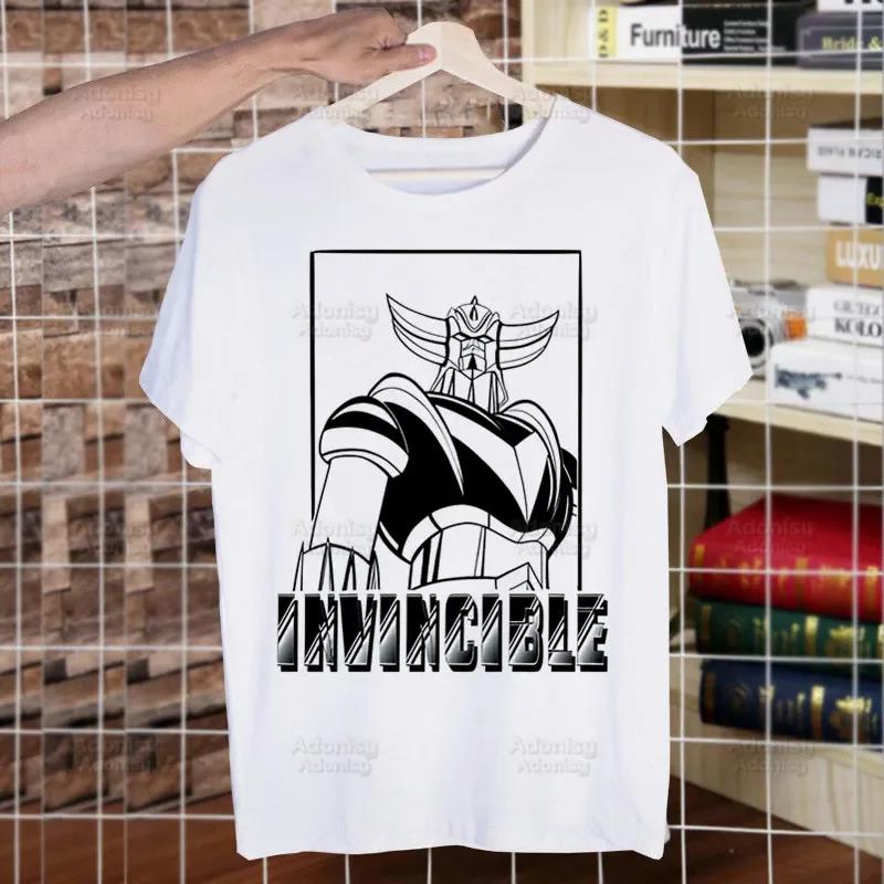 Unisexga Goldorak Ufo Robo Anime T-shirts Funny Hip Hop Summer Wo Unisex Unisex Mazinger Grendizer Tshirts Ulzzang Harajuku T-Shirt Shirt Shirt