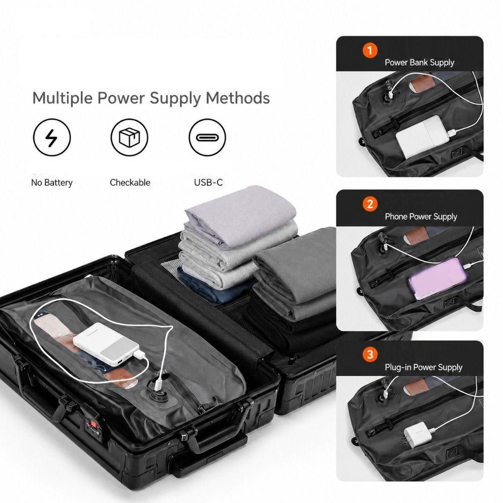 Reusable Electric Vacuum Bag Electric Pump Travel Compression Pack Compressed Storage Bag Backpack