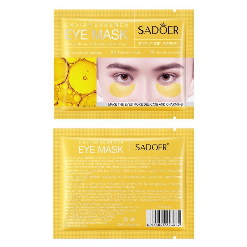 Sadoer Набор таблеток Caviar Eye Mask Серия увлажняющих и увлажняющих масок для глаз