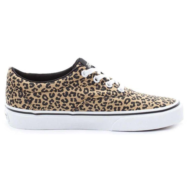 Vans Canvas Slip Resistant Wear Resistant Breathable Low Top Sneakers Womens Brown VN0A3MVZ36I