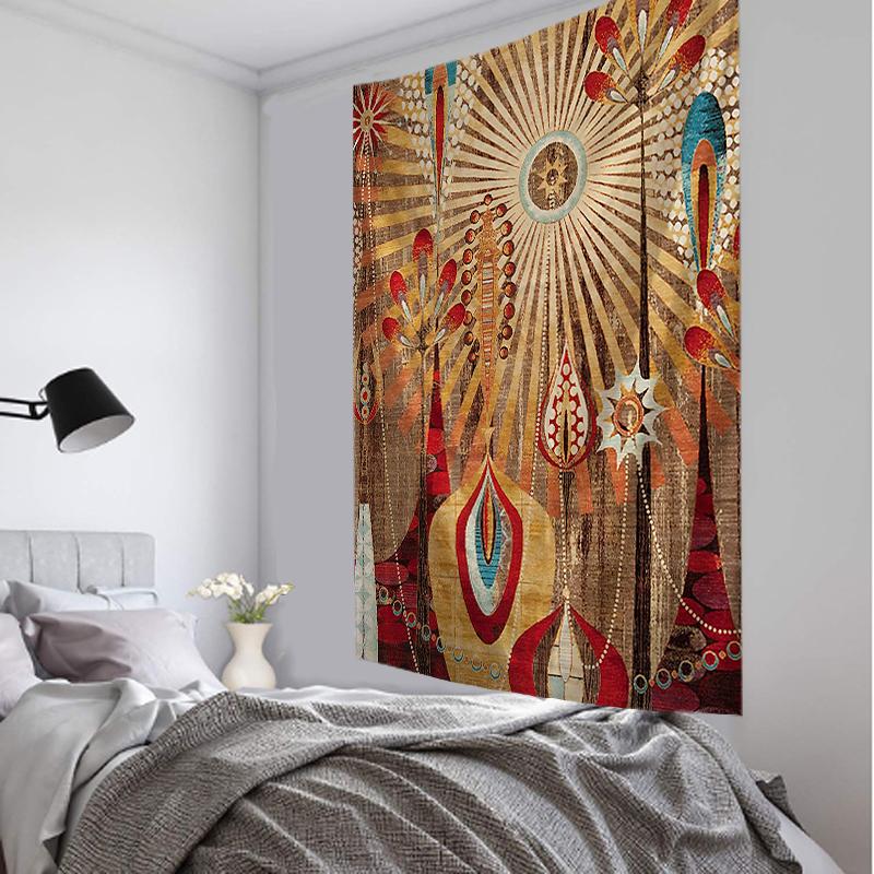 Гобелен с бабочкой и цветком, настенный индийский художественный пляжное полотенце, богемный психоделический матрас, домашний декор для спальни