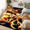 Naruto Fire Living Room Nonslip Area Rug Soft Carpet For Bedroom Game Playroom Sofa Office Home Decor Doormat Christmas Gift C930712