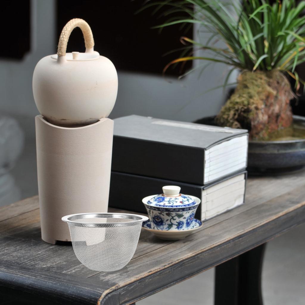 8 шт. Мини-ситечко для кофеварки, металлический фильтр для заваривания чая из нержавеющей стали, прочный горшок