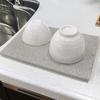 Bestco Cellulose Draining Mat, Kitchen Dishware, Absorbent, Approx. 45 x 31 cm, Gray, MA-193