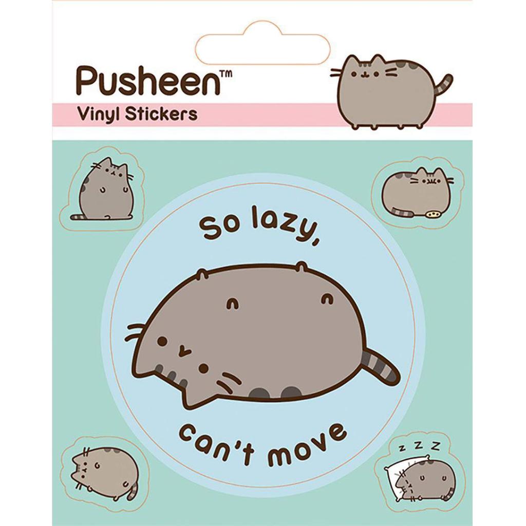 Pusheen (Lazy) Vinyl Stickers / Pusheen (Lazy) Vinyl Stickers